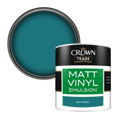 Crown Trade Vinyl Matt Walls & Ceilings Emulsion Paint Ral 210 40 30 (210 40 30) 250Ml Tester from B&Q