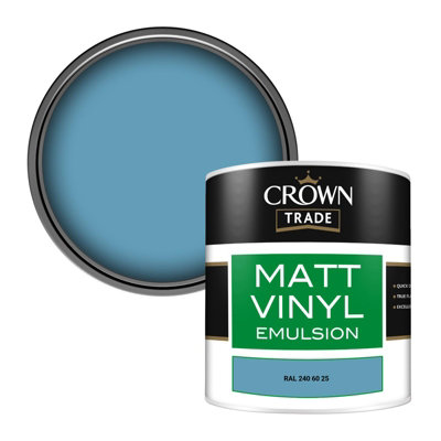 Crown Trade Vinyl Matt Walls & Ceilings Emulsion Paint Ral 240 60 25 (240 60 25) 250Ml Tester from B&Q