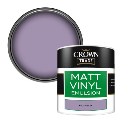 Crown Trade Vinyl Matt Walls & Ceilings Emulsion Paint Ral 310 60 20 (310 60 20) 250Ml Tester from B&Q