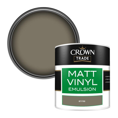 Crown Trade Vinyl Matt Walls & Ceilings Emulsion Paint (B7170S) 250Ml Tester from B&Q