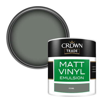 Crown Trade Vinyl Matt Walls & Ceilings Emulsion Paint (F2180L) 250Ml Tester from B&Q