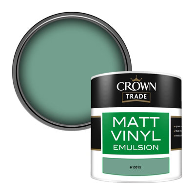 Crown Trade Vinyl Matt Walls & Ceilings Emulsion Paint (H1301S) 250Ml Tester