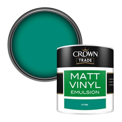 Crown Trade Vinyl Matt Walls & Ceilings Emulsion Paint (H7184E) 250Ml Tester from B&Q