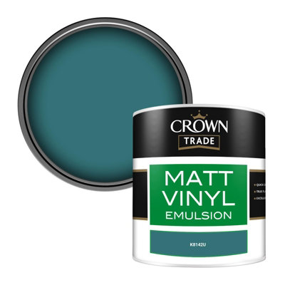 Crown Trade Vinyl Matt Walls & Ceilings Emulsion Paint (K8142U) 250Ml Tester from B&Q