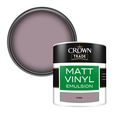Crown Trade Vinyl Matt Walls & Ceilings Emulsion Paint (V1300Z) 250Ml Tester