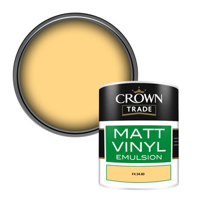 B&Q -  Vinyl Matt Walls & Ceilings Emulsion Paint (F4.34.80) 1L