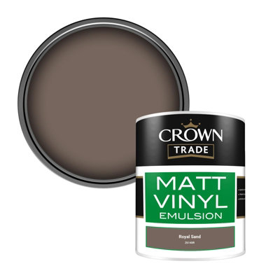 B&Q -  Vinyl Matt Walls & Ceilings Emulsion Paint Royal Sand (Z6140R) 1L