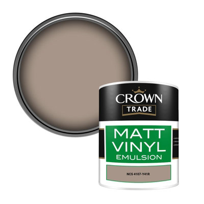 B&Q -  Vinyl Matt Walls & Ceilings Emulsion Paint Ncs 4107-Y41R (4107-Y41R) 1L