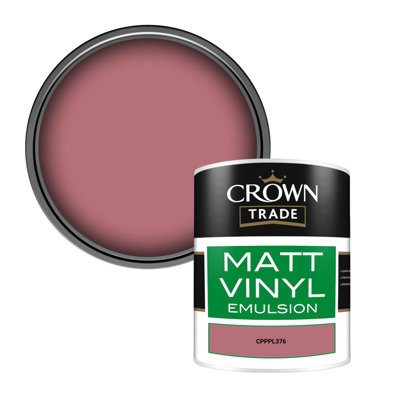 Crown Trade Vinyl Matt Walls & Ceilings Emulsion Paint (Cpppl376) 1L