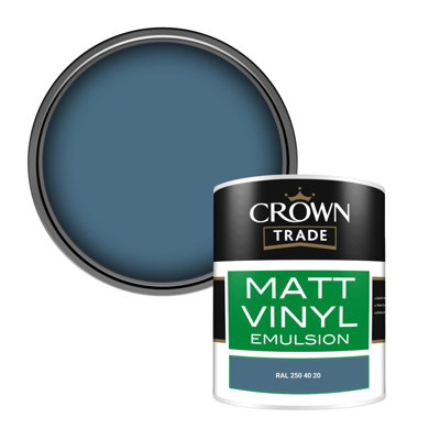 B&Q -  Vinyl Matt Walls & Ceilings Emulsion Paint Ral 250 40 20 (250 40 20) 1L