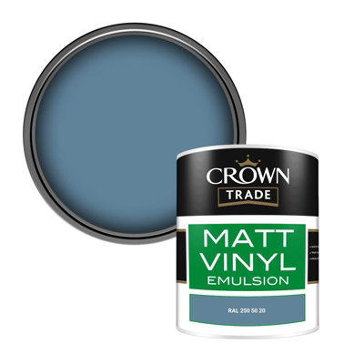 B&Q -  Vinyl Matt Walls & Ceilings Emulsion Paint Ral 250 50 20 (250 50 20) 1L