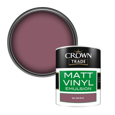 B&Q -  Vinyl Matt Walls & Ceilings Emulsion Paint Ral 360 40 25 (360 40 25) 1L