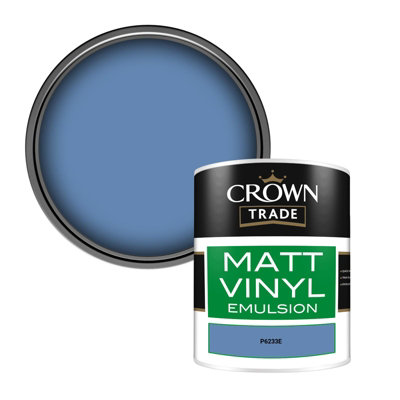 Crown Trade Vinyl Matt Walls & Ceilings Emulsion Paint (P6233E) 1L from B&Q