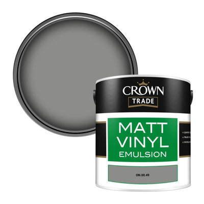 B&Q -  Vinyl Matt Walls & Ceilings Emulsion Paint (On.00.49) 2.5L