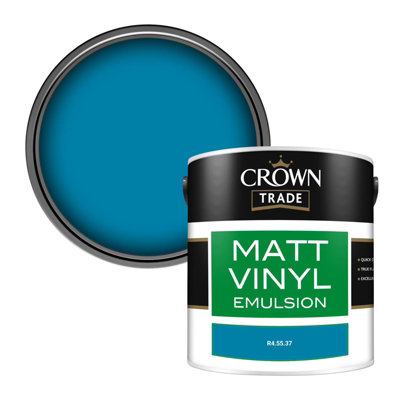 B&Q -  Vinyl Matt Walls & Ceilings Emulsion Paint (R4.55.37) 2.5L