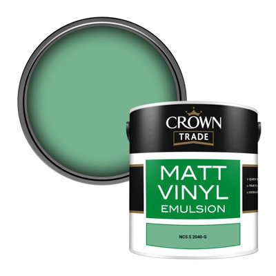 B&Q -  Vinyl Matt Walls & Ceilings Emulsion Paint Ncs S 2040-G (2040-G) 2.5L