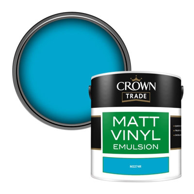 B&Q -  Vinyl Matt Walls & Ceilings Emulsion Paint (M2274R) 2.5L