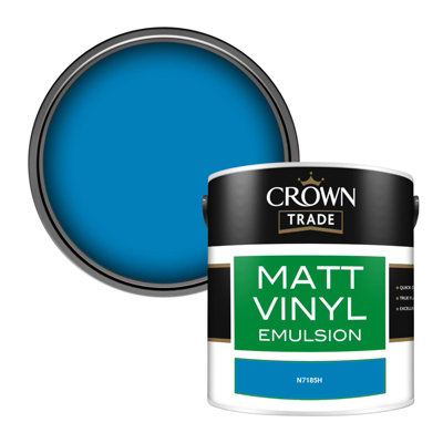 B&Q -  Vinyl Matt Walls & Ceilings Emulsion Paint (N7185H) 2.5L