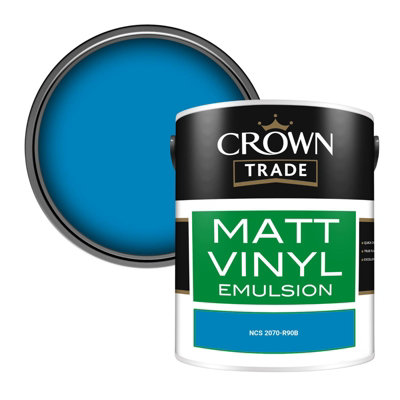 Crown Trade Vinyl Matt Walls & Ceilings Emulsion Paint Ncs 2070-R90B (2070-R90B) 5L from B&Q