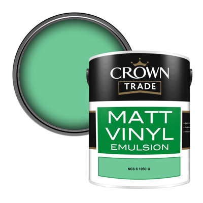 Crown Trade Vinyl Matt Walls & Ceilings Emulsion Paint Ncs S 1050-G (1050-G) 5L from B&Q