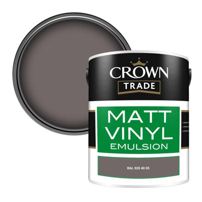 Crown Trade Vinyl Matt Walls & Ceilings Emulsion Paint Ral 020 40 05 (020 40 05) 5L from B&Q