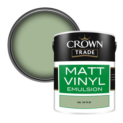 B&Q -  Vinyl Matt Walls & Ceilings Emulsion Paint Ral 130 70 20 (130 70 20) 5L