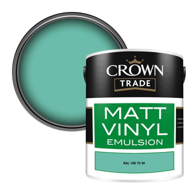 Crown Trade Vinyl Matt Walls & Ceilings Emulsion Paint Ral 180 70 30 (180 70 30) 5L from B&Q