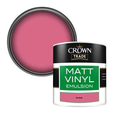 Crown Trade Vinyl Matt Walls & Ceilings Emulsion Paint (W1264E) 250Ml Tester from B&Q