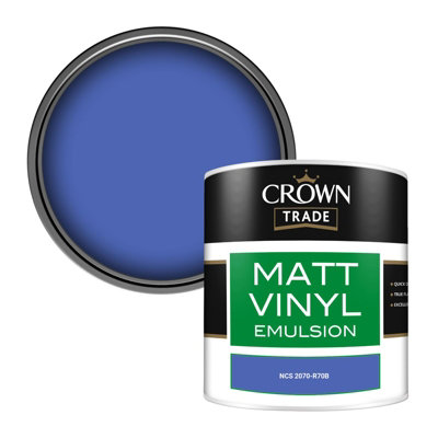 Crown Trade Vinyl Matt Walls & Ceilings Emulsion Paint Ncs 2070-R70B (2070-R70B) 250Ml Tester from B&Q