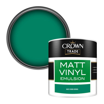 Crown Trade Vinyl Matt Walls & Ceilings Emulsion Paint Ncs 3000-B90G (3000-B90G) 250Ml Tester from B&Q