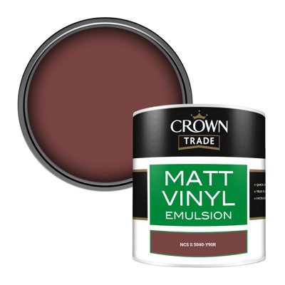 Crown Trade Vinyl Matt Walls & Ceilings Emulsion Paint Ncs S 5040-Y90R (5040-Y90R) 250Ml Tester from B&Q