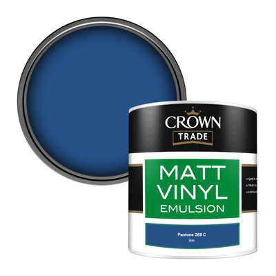 B&Q -  Vinyl Matt Walls & Ceilings Emulsion Paint Pantone 288 C (288C) 250Ml Tester