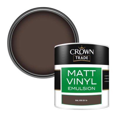 Crown Trade Vinyl Matt Walls & Ceilings Emulsion Paint Ral 050 20 16 (050 20 16) 250Ml Tester from B&Q