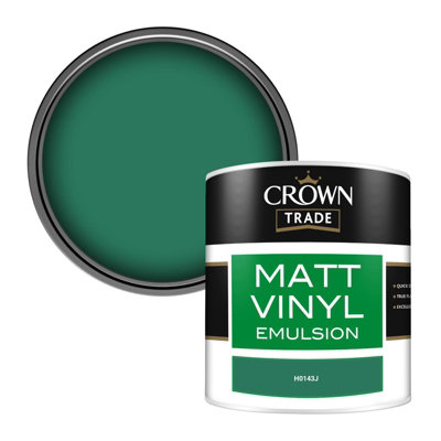 Crown Trade Vinyl Matt Walls & Ceilings Emulsion Paint (H0143J) 250Ml Tester from B&Q