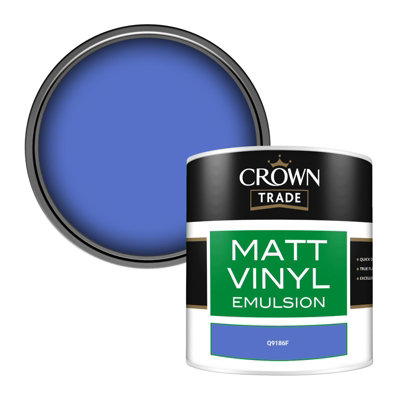 Crown Trade Vinyl Matt Walls & Ceilings Emulsion Paint (Q9186F) 250Ml Tester from B&Q