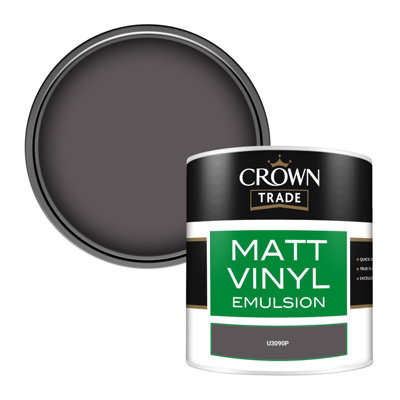 Crown Trade Vinyl Matt Walls & Ceilings Emulsion Paint (U3090P) 250Ml Tester from B&Q