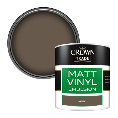 Crown Trade Vinyl Matt Walls & Ceilings Emulsion Paint (A4100W) 250Ml Tester from B&Q