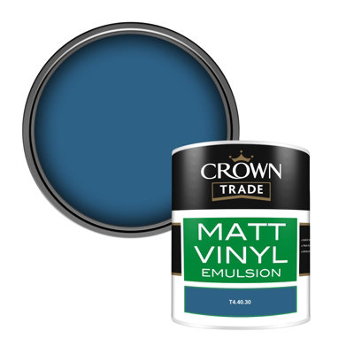 Crown Trade Vinyl Matt Walls & Ceilings Emulsion Paint (T4.40.30) 1L from B&Q