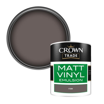 Crown Trade Vinyl Matt Walls & Ceilings Emulsion Paint (17200) 1L from B&Q