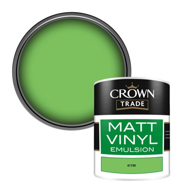Crown Trade Vinyl Matt Walls & Ceilings Emulsion Paint (41730) 1L