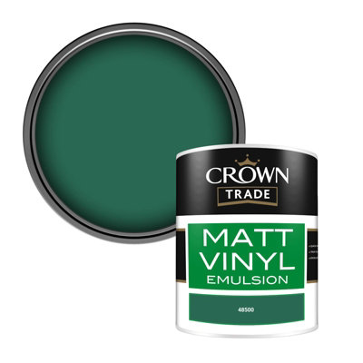 Crown Trade Vinyl Matt Walls & Ceilings Emulsion Paint (48500) 1L from B&Q