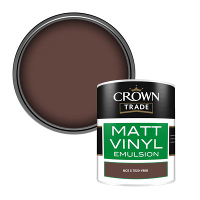 Crown Trade Vinyl Matt Walls & Ceilings Emulsion Paint Ncs S 7020-Y80R (7020-Y80R) 1L from B&Q