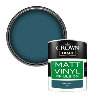 B&Q -  Vinyl Matt Walls & Ceilings Emulsion Paint Pantone 3035 C (3035C) 1L