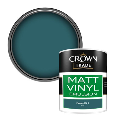 B&Q -  Vinyl Matt Walls & Ceilings Emulsion Paint Pantone 316 C (316C) 1L