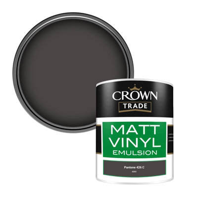 B&Q -  Vinyl Matt Walls & Ceilings Emulsion Paint Pantone 426 C (426C) 1L