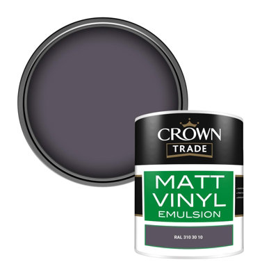 Crown Trade Vinyl Matt Walls & Ceilings Emulsion Paint Ral 310 30 10 (310 30 10) 1L from B&Q
