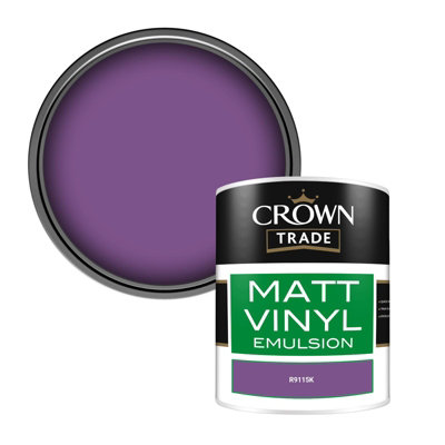 B&Q -  Vinyl Matt Walls & Ceilings Emulsion Paint (R9115K) 1L