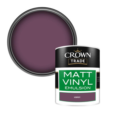 B&Q -  Vinyl Matt Walls & Ceilings Emulsion Paint (U3092Y) 1L