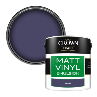 B&Q -  Vinyl Matt Walls & Ceilings Emulsion Paint (R4063M) 2.5L