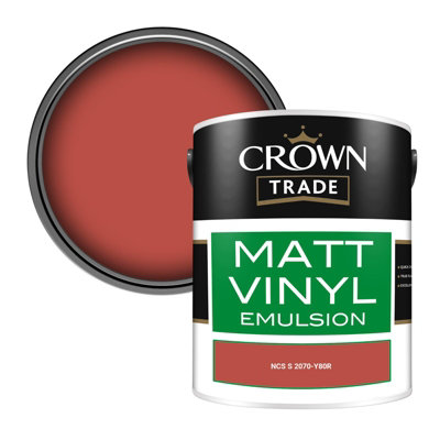 Crown Trade Vinyl Matt Walls & Ceilings Emulsion Paint Ncs S 2070-Y80R (2070-Y80R) 5L from B&Q